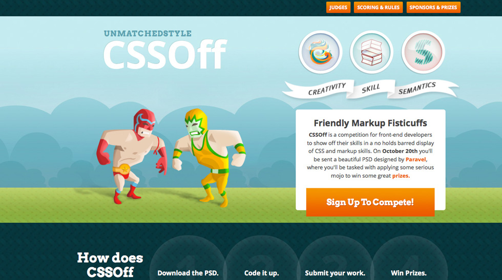cssoff ( 25 Beautiful Web design examples )
